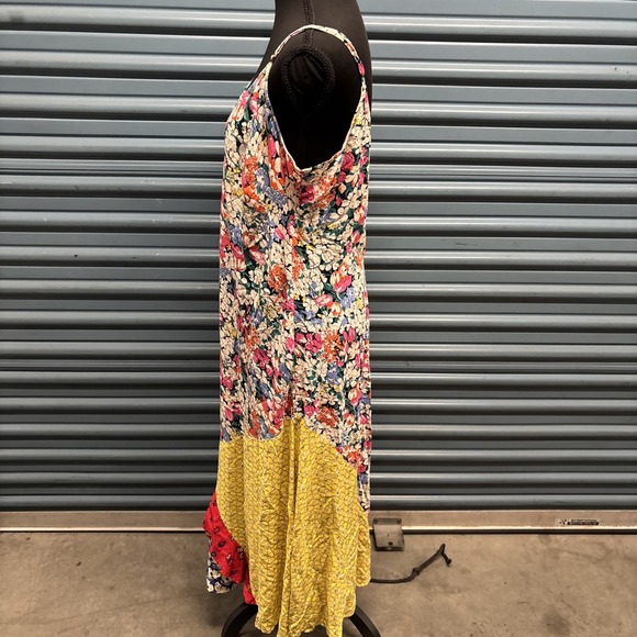 Anthropologie 52 of 52 Conversations Colloquial Bias Dress Cat Lemon‎ Butterfy L - Picture 4 of 7